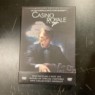 007 Casino Royale (deluxe edition) 3DVD (VG+-M-/M-) -toiminta-